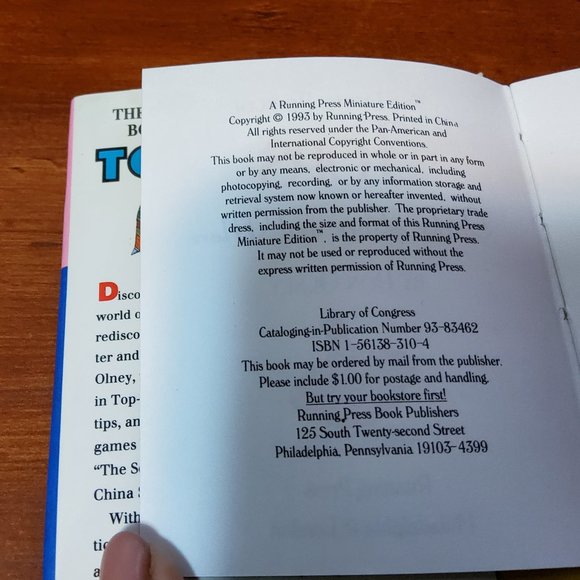 The Little Book of Tops by Don Olney - Picture 3 of 5